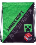 Спортна торба Astra Minecraft - Time To Mine - 2t