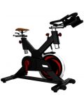 Спининг колело Active Gym - Premium Line, черно/червено - 1t