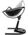 Mima Висок стол за хранене с черна рамка Moon – Black - 5t