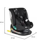 Столче за кола Moni - Serengeti, IsoFix, I-Size, 40-150 cm, черено - 11t