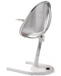 Mima Висок стол за хранене с бяла рамка Moon – Royal Blue - 5t