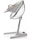 Mima Висок стол за хранене с бяла рамка Moon – Black - 4t