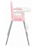 Столче за хранене 3 в 1 KikkaBoo - Spoony, розово - 4t