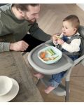 Столче за хранене Mamas & Papas - Juice, Washed Grey - 6t