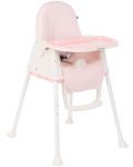 Столче за хранене Kikka Boo - Creamy, розово - 1t