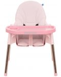 Столче за хранене Kikka Boo - Sky-High, Pink - 4t
