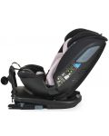 Стол за кола Cangaroo - Gravity, 360°, i-Size, с IsoFix , 40-150 cm, розов - 5t