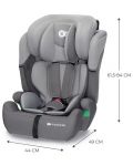 Стол за кола KinderKraft - Comfort Up, I-Size, 75-150 cm, розово - 10t