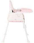 Столче за хранене Kikka Boo - Creamy, розово - 3t