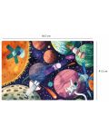 Светещ пъзел Apli Kids - Слънчева система, 104 елемента, с плакат - 2t