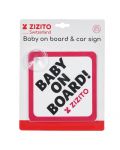 Табелка за кола Zizito - Бебе в колата - 1t