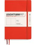 Тефтер Leuchtturm1917 New Colours - А5, бели страници, Lobster, меки корици - 1t