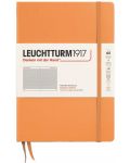 Тефтер Leuchtturm1917 New Colours - А5, страници на квадрачета, Apricot, твърди корици - 1t