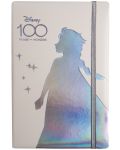 Тетрадка с ластик Cool Pack Opal - Disney 100, Frozen, A5, широки редове, 80 листа  - 1t