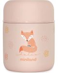 Термос за храна Miniland - Candy, 280 ml, розов - 1t