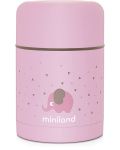 Термос за храна Miniland - Розов, 600 ml - 1t