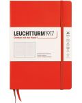 Тефтер Leuchtturm1917 New Colours - А5, страници на точки, Lobster, твърди корици - 1t
