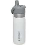 Термобутилка за вода Stanley IceFlow - Go Flip Straw, Polar, 0.65 l - 2t