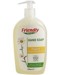 Течен сапун за ръце  Friendly Organic - С екстракт от лайка, 500 ml - 1t