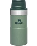 Термочаша за път Stanley - The Trigger, Hammertone Green, 250 ml - 1t