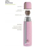 Термос с меко покритие Miniland - Розов, 500 ml - 2t