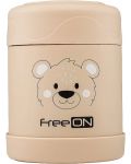 Термо контейнер за храна Freeon - 350 ml, бежово - 1t