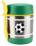 Термо контейнер за храна Skip Hop Spark Style - 325 ml, футбол - 1t