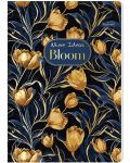 Тетрадка Ilijanum Bloom - A5, 52 листа, широки редове, асортимент - 2t