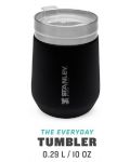 Термочаша с капак Stanley - The Everyday GO Tumbler, 290 ml, черна - 4t