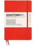 Тефтер Leuchtturm1917 New Colours - А5, страници на квадратчета, Lobster, твърди корици - 1t