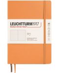 Тефтер Leuchtturm1917 New Colours - А5, страници на точки, Apricot, меки корици - 1t