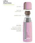 Термос с меко покритие Miniland - Розов, 350 ml - 2t