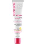 Topicrem Hydra+ Хидратиращ оцветен крем за лице Radiance, Medium, SPF50, 40 ml - 1t