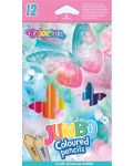 Цветни моливи Colorino - Jumbo  Dreams, 12 цвята - 1t