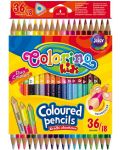 Цветни двувърхи моливи Colorino Kids  - 18 броя - 1t