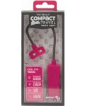 Цветна лампичка за книга IF - Compact, розова - 1t