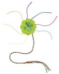 Цвете/детелинка за плетене на шнур Goki - 1t