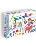 Творчески комплект за оцветяване Sentosphere - Aquarellum Junior, Балерини - 2t