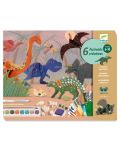 Творчески комплект Djeco - Динозаври - 1t
