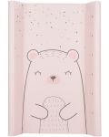 Твърда подложка за повиване KikkaBoo - Bear with me, Pink, 80 х 50 cm - 1t
