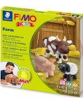 К-кт глина Staedtler Fimo Kids, 4x42g, Farm - 1t
