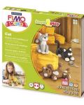 Комплект глина Staedtler Fimo Kids - 4 x 42g, Cats - 1t