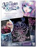 Творчески комплект Nebulous Stars - Скреч карти и шаблони, Изадора - 4t