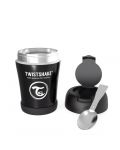 Контейнер за храна Twistshake Insulated Pastel - Черен, 350 ml - 1t