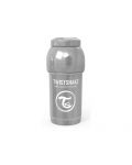 Бебешко шише против колики Twistshake Anti-Colic Pearl - Сиво, 180 ml - 5t