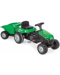 Детски трактор с ремарке Pilsan - Active, зелен - 1t