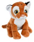 Плюшена играчка Morgenroth Plusch - Тигър с блестящи жълти очи, 30 cm - 1t