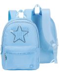 Ученическа раница Marshmallow - Little Star, с две отделения, синя - 1t