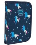 Ученически несесер Cool Pack Clipper - Blue Unicorn - 1t