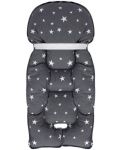Универсална подложка за стол за хранене Sevi Baby - Сиви звезди - 2t